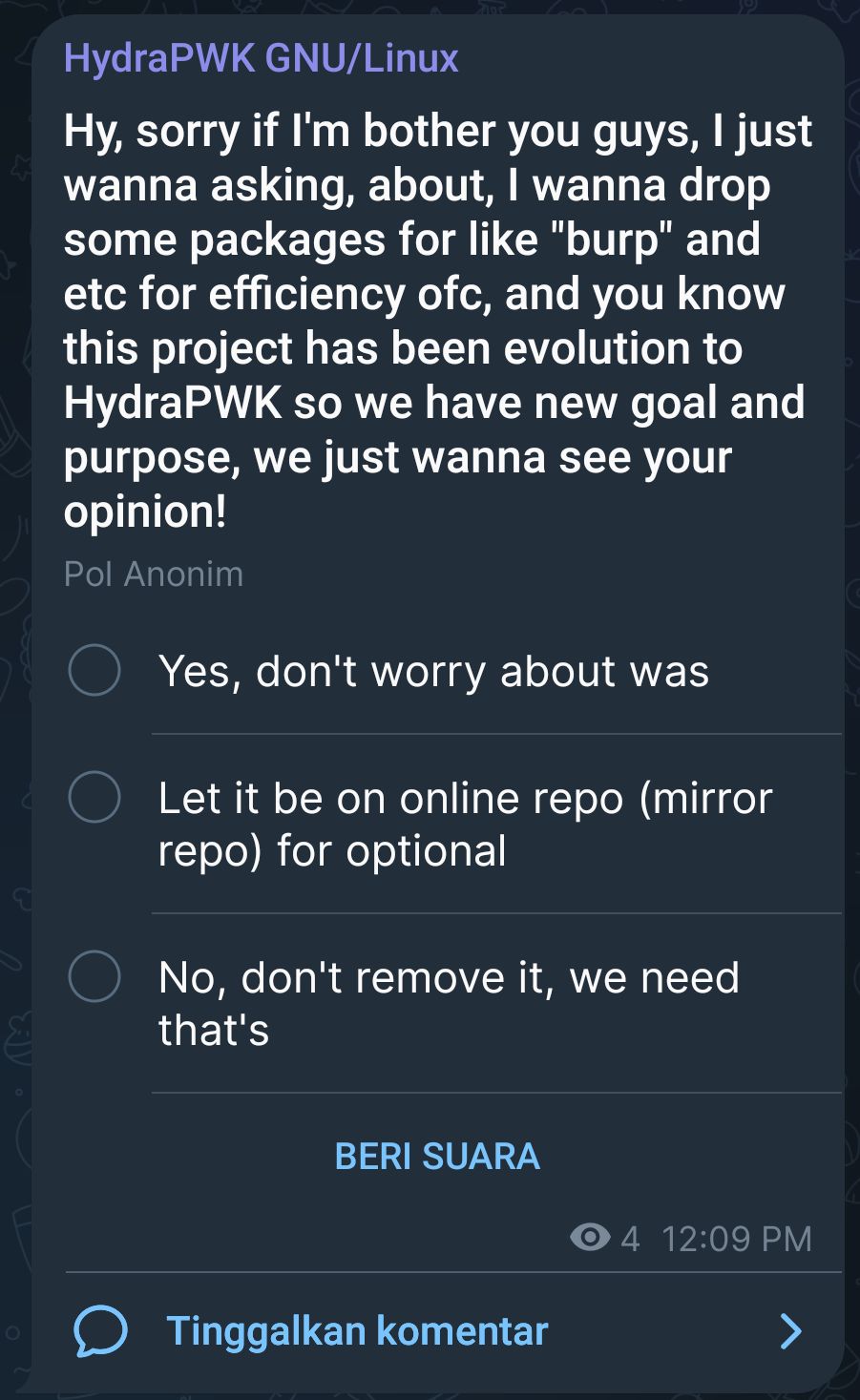 Poll